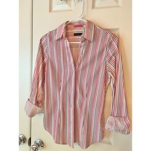 Brand New Striped Long-sleeve Button-down